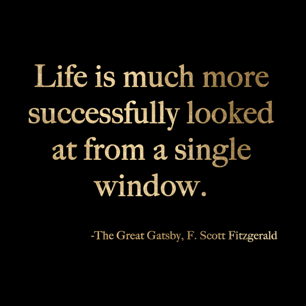 Life is much more successfully looked at from a single window by peggieprints