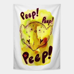 Peep! Peep! Chick Watercolor Tapestry