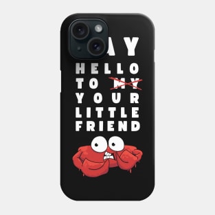 Funny rowing crab design Phone Case