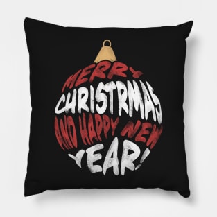 Merry Christmas and Happy New Year! Pillow