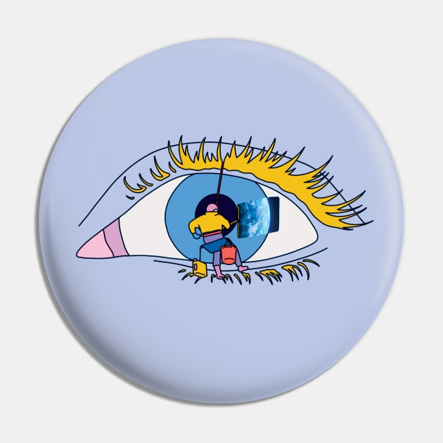 Eye of the Beholder Pin by HelenRatner