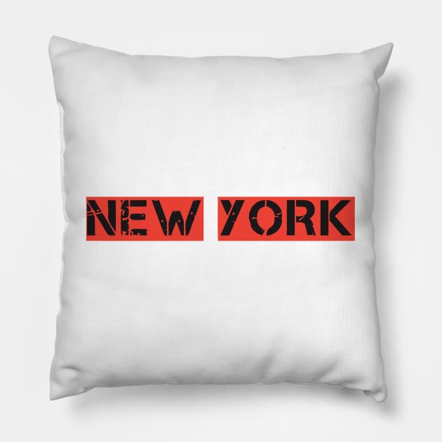 NEW YORK Pillow by mabelas