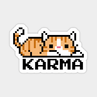 Karma - Orange Tabby Cat Magnet