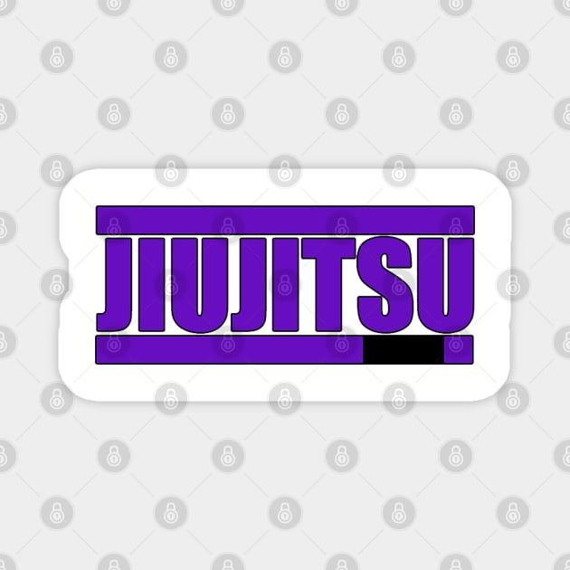 Brazilian Jiujitsu Purple Belt Ranked Magnet by  The best hard hat stickers 