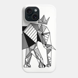 Geometrical Elephant Phone Case