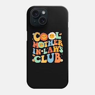 Cool Mother In Laws Club Groovy Mother'S Day Floral Phone Case