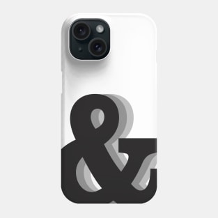 Ampersand - And Symbol - Minimal Phone Case