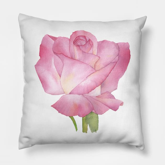 Gemini rose Pillow by Sharon Rose Art