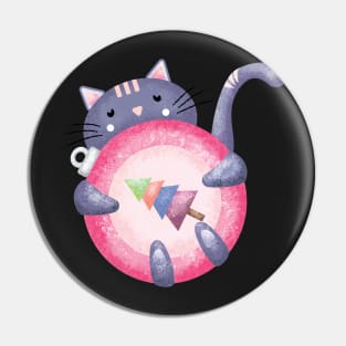 Cat meow christmas Pin