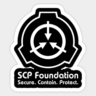 SCP Foundation Bumper Sticker Secure Contain Protect