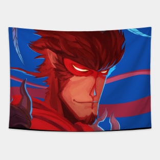 Monkey King Golden Eyes Tapestry