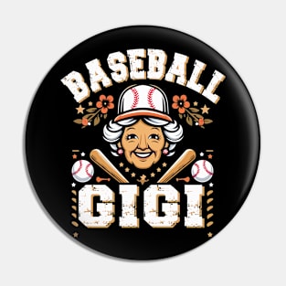 Baseball Gigi Women Ballpark Gigi Baseball Mom Pin