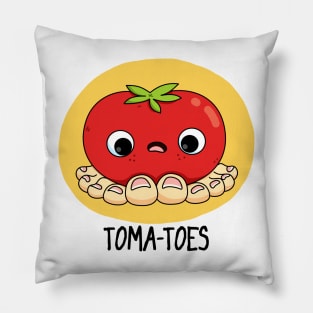 Toma-TOES Cute Tomato Pun Pillow