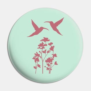 Hummingbirds Pin