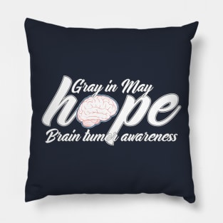 Grey in May Hope Pillow