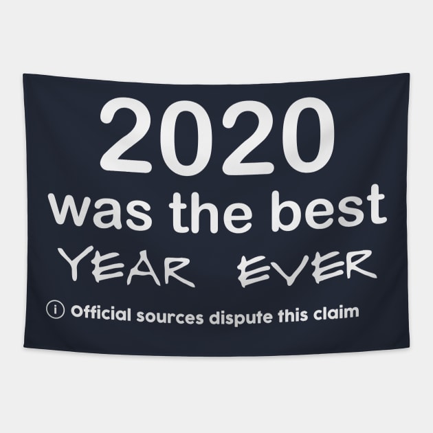 2020 Claim Is Disputed Year | Review 2020 Sucks | Fun Funny 2021 Tapestry by Daily Design