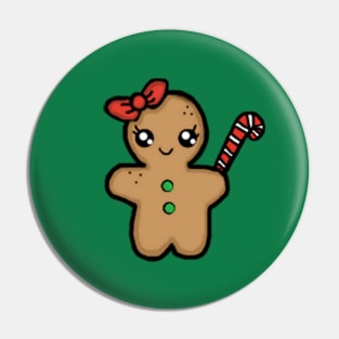 Gingerbread Girl Pin