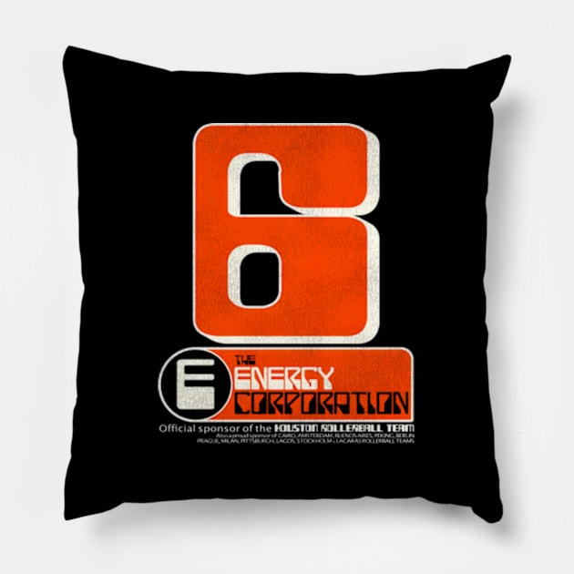 The Energy Corporation Houston Rollerball Pillow by dany artist