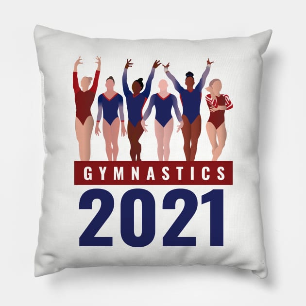 2021 Gymnastics Pillow by FlexiblePeople