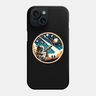 Celestial Observatory Vintage Tee Phone Case