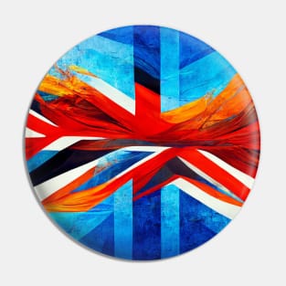 Uk Flag Surrealism Pin