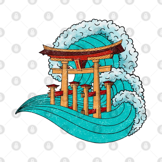 Big wave over the floating gate by FEMM