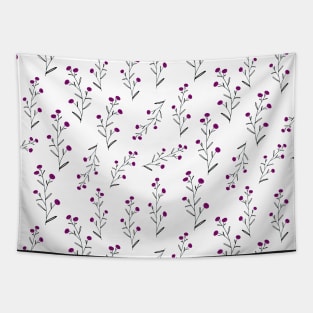 simple botanical Patterns Tapestry