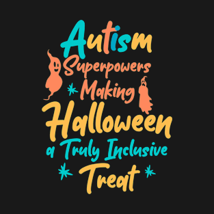 Autism Superpowers Halloween Butterfly T-Shirt