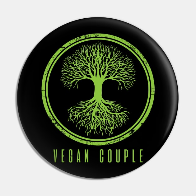 Vegan Relationship Pin by CTShirts