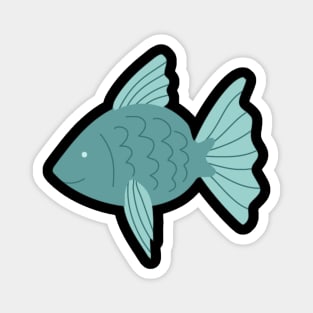 CUTE BLUE FISH Magnet