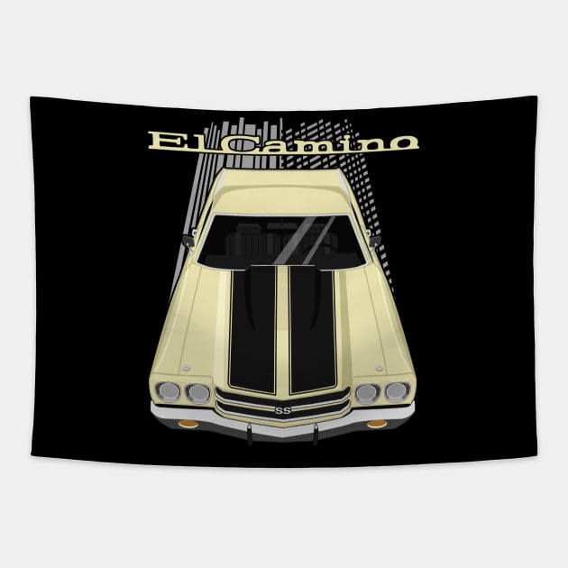 Chevrolet El Camino SS 1970 - yellow Tapestry by V8social