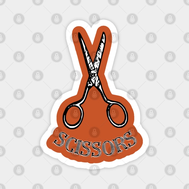 Scissors Magnet by Myartstor 