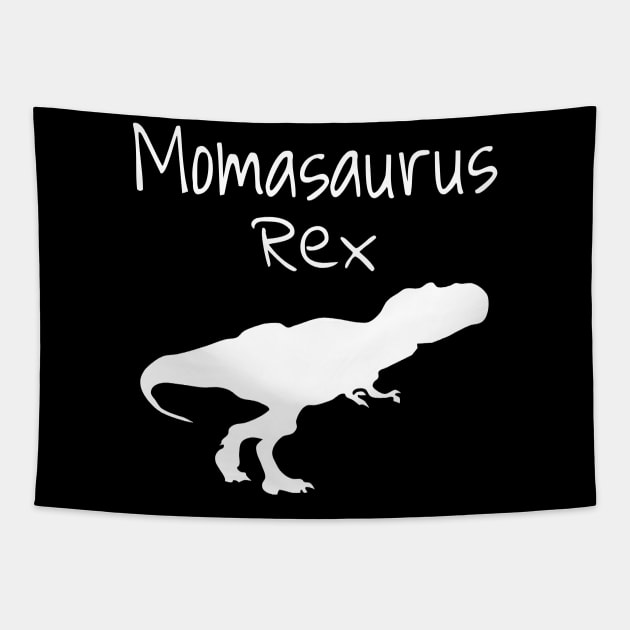 Momasaurus Dinosaur Rex Birthday For Mom Gift Tapestry by fromherotozero