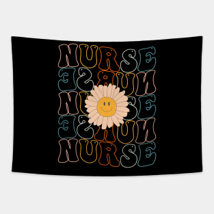 Retro Groovy Nurse Life For Women Nursing For Nurses Week Tapestry