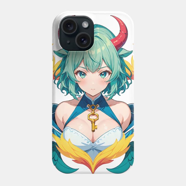 Taurus kemonomimi girl Phone Case by KawaiiDreamyPixie