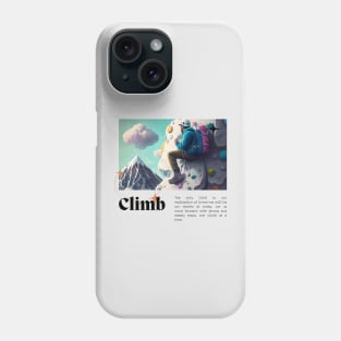 One Climb at a Time Phone Case