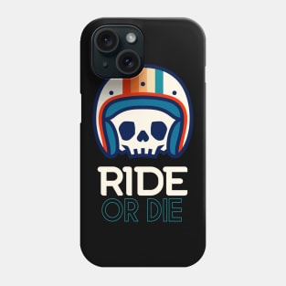 Biker Skull Retro Motorcycle Phone Case