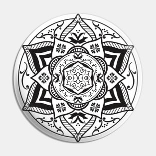 "Radiance" Mandala Pin