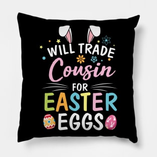 Star Flower Bunny Will Trade Cousin For Easter Eggs Happy Me Pillow