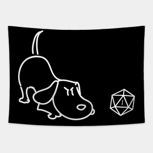 Dog Lover and TRPG Tabletop RPG Gaming Addict Tapestry