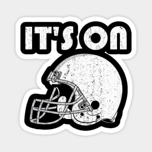 It's ON Football fan helmet Magnet