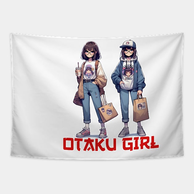 I am Otaku Tapestry by Rawlifegraphic