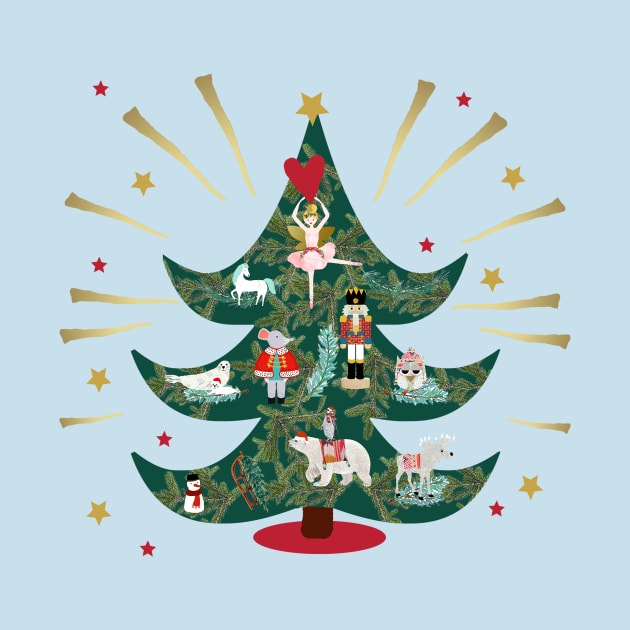 Xmas Nutcracker Tree by GreenNest