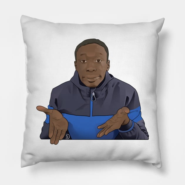 Khaby Lame Pillow by SattDesign