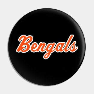 Bengals Script Pin