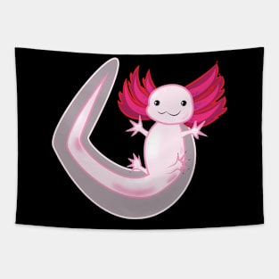 Axolotl Hug Tapestry