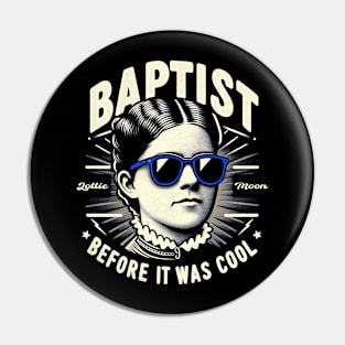 Lottie Moon Retro Missionary Chic Image - "Baptist Before It Was Cool" Lottie Moon Pin