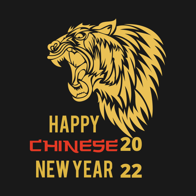 Happy Chinese New Year 2022 Year of The Tiger Zodiac Tiger by NessYou