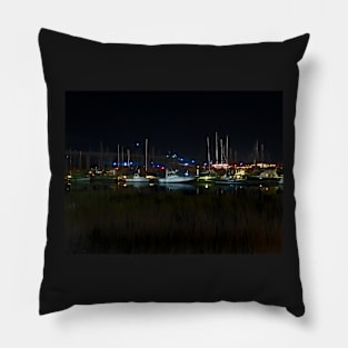 NIght Walk on the Shore Pillow