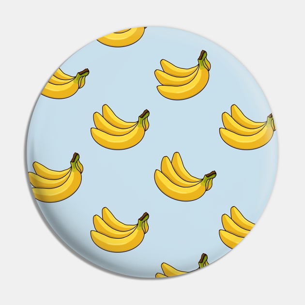 Going Bananas! Banana pattern Pin by AlmightyClaire